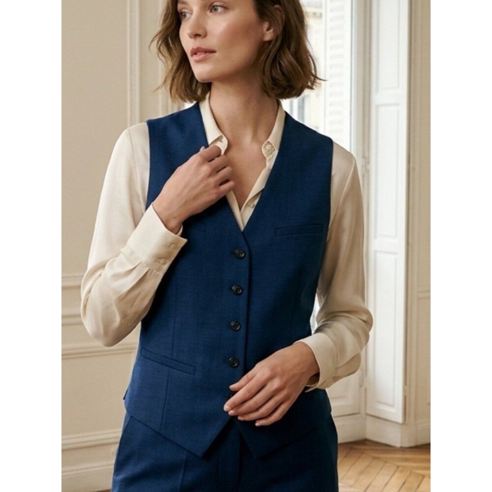NWT Express Blue Vest Men's Size XS/Women's Medium